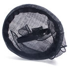 Solid Color Teardrop Women Sinamay Fascinator Hat Casque Cocktail Bridal T442