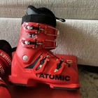 New Atomic Redster Jr 65 Ski Boots Size 18 18 5 Red Black Narrow Msrp  270
