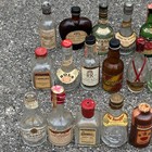 Vintage Miniature Liqueur Bottles - Lot Of 33 - Apry  Chambord  Old Smuggler   