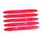 10pcs Gauge 0 71mm Celluloid Strips Oud Pick Reeshe For Oud Ud Qadim Pearl Pink