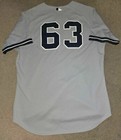 New York Yankees 2014 Game Worn Issued Majestic Authentic Jersey Sz 48  63