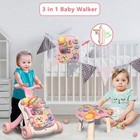 3-in-1 Baby Walker   Activity Center  Learning Walk Toy For Toddlers 12  Months