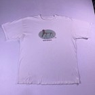 Vtg Y2k Bush Wacked Rat Tee Xl White Bob Powell Art Sick Dog Parody Distressed