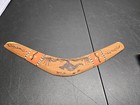 Australian Boomerang Hand Painted By Aboriginal Artist   mudi Dudi Tribe  16  