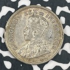 1929 South Africa 1 Shilling Lot f7828 Silver  Nice 
