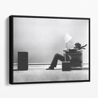 The Blown Away Guy Ad 1979 Speaker Tape 1970s Canvas Print Wall Art