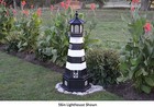 Amish-made Replica Cape Canaveral  Fl Lighthouse With Lighting - In 12 Sizes 