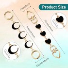 2pcs Purse Extender Chain Heart Moon Bag Extender Chain Extenders For Handbag   