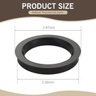 4 Pcs Hub Centric Rings  Vibration-reducing Vehicle Wheel Spacers  73 1mm To