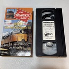 Vhs Train Videos Lot Of 4 Milwaukee Road  Steam Teams  Great American Train Ride