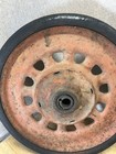 Vtg Child Metal Wagon Wheel
