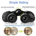 1pc Portable Zoom Binoculars With Fmc Lens Low Light Night Vision For Bird Watch