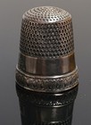 Simon Bros Priscilla Sterling Silver Thimble Size 10 Us Patent Granted May 1898