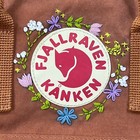 Fjallraven Kanken Backpack Orange Floral Embroidery Classic Canvas Bag 23510
