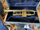 Vintage Silvertone Trumpet For Repair With Case 97850