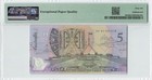 Australia 5 Dollars 1992  P-50a  Qeii Polymer  Cole   Fraser  Pmg 66 Epq Gem Unc