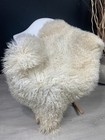 Curly Natural Icelandic Sheepskin Rug Pet Bed Genuine Chair Throw Hide Accent