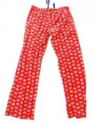 Jane   Bleecker Red Crab Print Lounge Pants  Hollywood Studio Provenance
