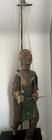 Antique Thai Burmese Marionette W  Stand And Custom Display