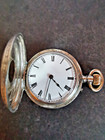 Swiss Made Antique Ladies Pocket Watch 800 Silver 10 Rubis - Running