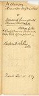 1829 Chancery Court Legal Document Columbia County Ny Livingston V Crofts Signed
