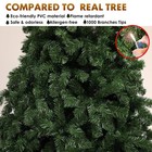 6ft Unlit Christmas Tree Artificial Xmas Tree With 1000 Branch Tip  1 Minute    