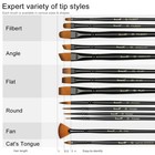 Brusarth Paint Brushes Set  14 Pcs Artist Brush For Acrylic Oil Watercolor Go   