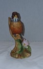 Andrea By Sadek Robin Bird Porcelain Figurine On Branch With Flowers  9386