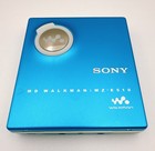 Sony Mz-e510 Blue Walkman Mdlp G-protection Portable Md Player Boxed -excellent 