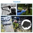 100pcs  68 Cal Rubber Paintballs Practice Defense Training Reusable T4e Byrna Sd