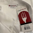 Chef Works White Button Down Shirt Mens Extra Large Xl Restaurant Uniform New