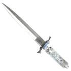 12 5  Tactical Survival Fixed Blade Hunting Dagger Knife Crystal Handle   Sheath