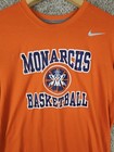 Nike Dri Fit Sacramento Monarchs Orange Warm Up T Shirt Wnba Size Medium 
