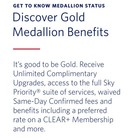 Delta Gold Medallion Status For One   Valid Through Jan 31  2027   1 Available