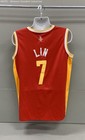 Adidas Men s Houston Rockets Jeremy Lin  7 Basketball Jersey Red Yellow Size L