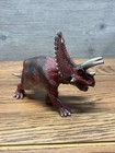 Schleich Pentaceratops Triceratops Black   Red Dinosaur 8    Figurine Toy