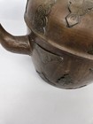 Antique Copper   Brass Teapot  Kettle 10   h X 10   w  Middle Eastern