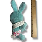 Animal Babies Bunny Rabbit Nursery Doll Blue Plush Stuffed Animal Toy Jakks 2014
