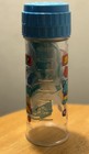 Vtg Playtex Nurser Flat Top Drop In 8oz Baby Bottle W  Lid Sports Bears W Bags