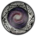 2021 Australia  5 Earth   Beyond Milky Way 1 Oz  999 Silver Proof Domed Coin Ogp