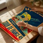 Vintage Cycling Poster Wall Art - Tour De France 1949 Premium Quality