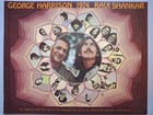 George Harrison   Ravi Shankar 1974 Dark Horse Tour Concert Program - Very Fine