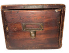 Library Bureau Solemakers Card Catalogue One Draw Wood Brass Vintage Read   See 
