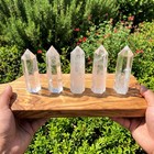 Natural Clear Quartz Crystal Point Healing Obelisk Wand Reiki Meditation 3-3 5 