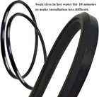  1 Pair  Wheelchair Rear Wheel Replacement Tire Wheelchair Tire 24 X 1 Ungive