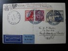 Third Reich 1936 Scarce North America Zeppelin Picture Postcard W  Nice Cancels 