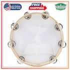 Musfunny Tambourine Musical Instrument For Church Double Row Jingles