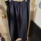 Fundamental Things Womens Pleated Long Black Skirt Size 18