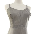 Vintage 50s The Snip-it Gray Nylon Rockabilly Full Slip Dress Women s Size 34
