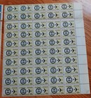 Canal Zone C51   C52 Almost F vf To F vf Nh  Fifty Copies In Blocks  Scott  95